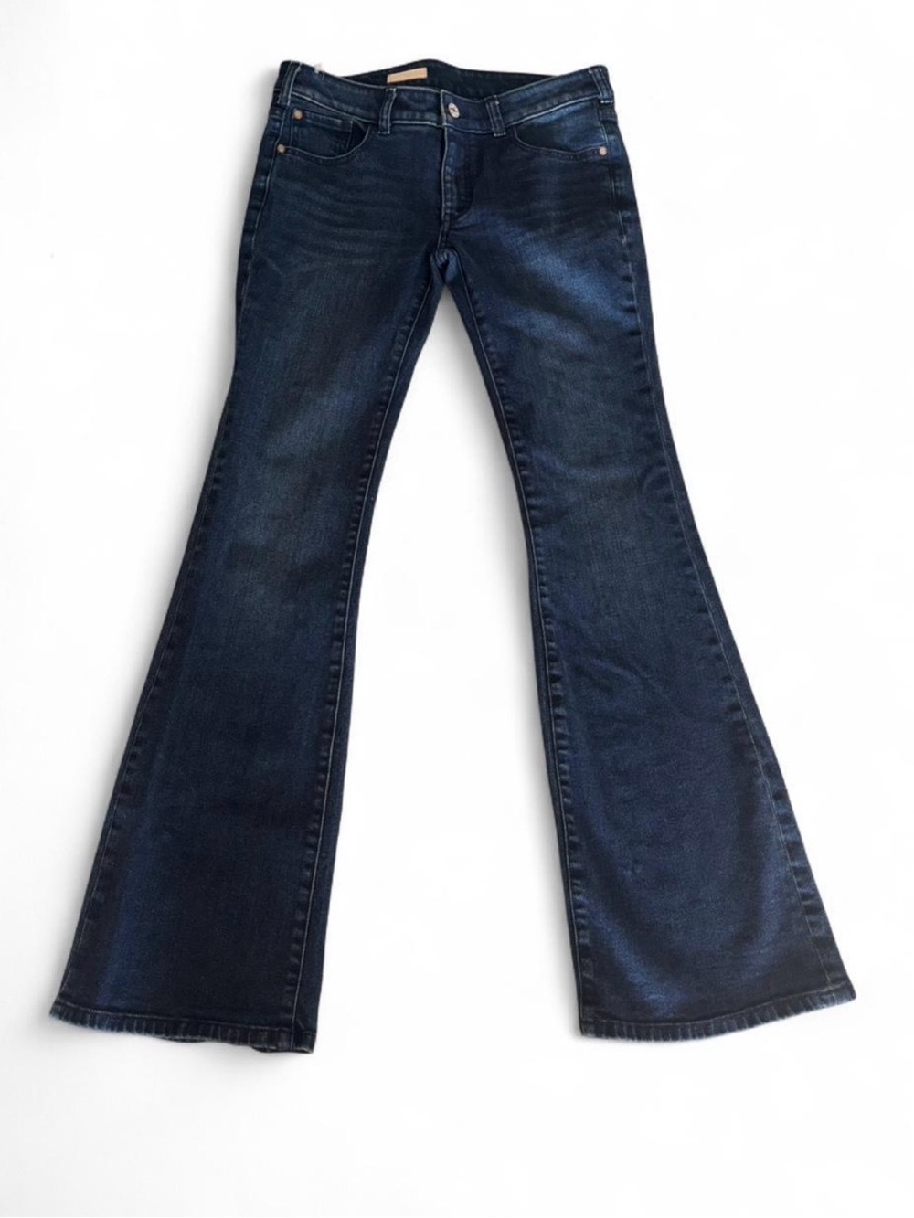 Pilcro by anthropology Dark Blue low rise Flared Women’s Jeans